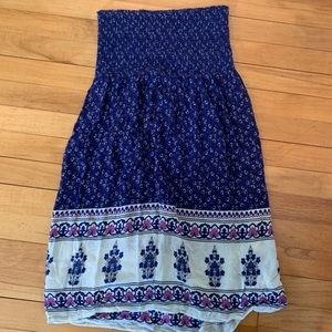 Strapless Floral Sundress